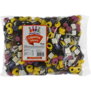 Kingsway Liquorice Allsorts 3 Kg